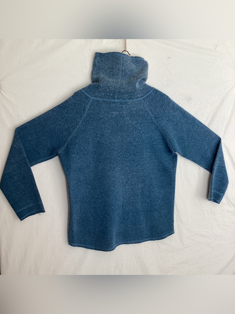 Duckworth Women's Powder High Neck Sweater made in USA merino wool - Picture 12 of 12